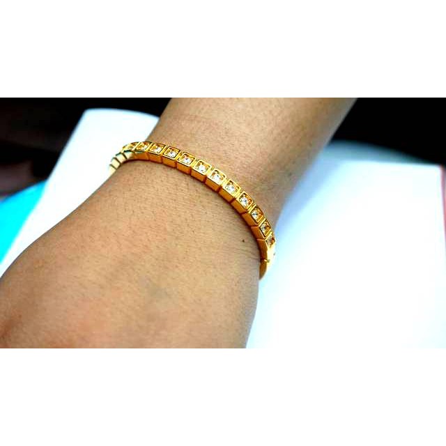 Gelang Bangkok Permata Lapis emas