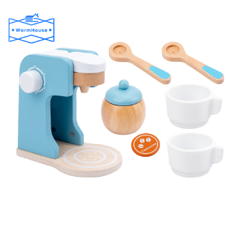 childrens wooden coffee machine