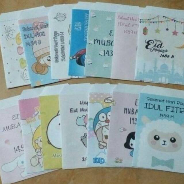 

Amplop Lebaran Isi 10pcs / Amplop Kartun Lucu / Angpao Lebaran