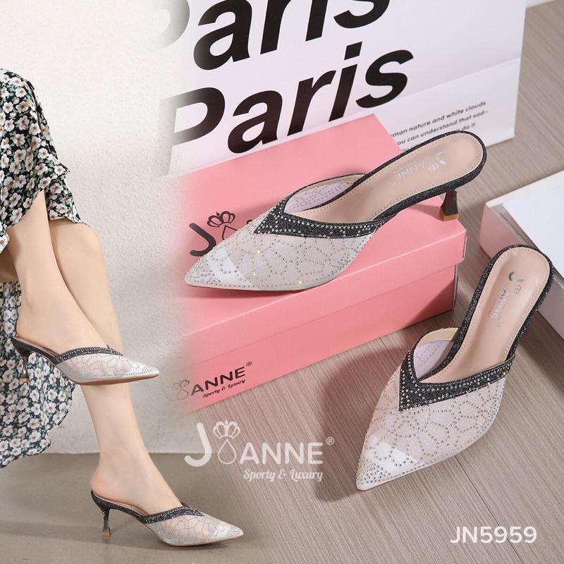 RESTOCK! [ORIGINAL] JOANNE Heels Shoes Sepatu Pesta Wanita #JN5959