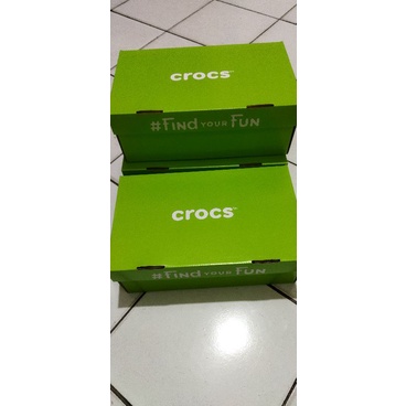 Box Sepatu CROCS/ Kotak Sepatu CROCS KIDS , Women and Men Shoes