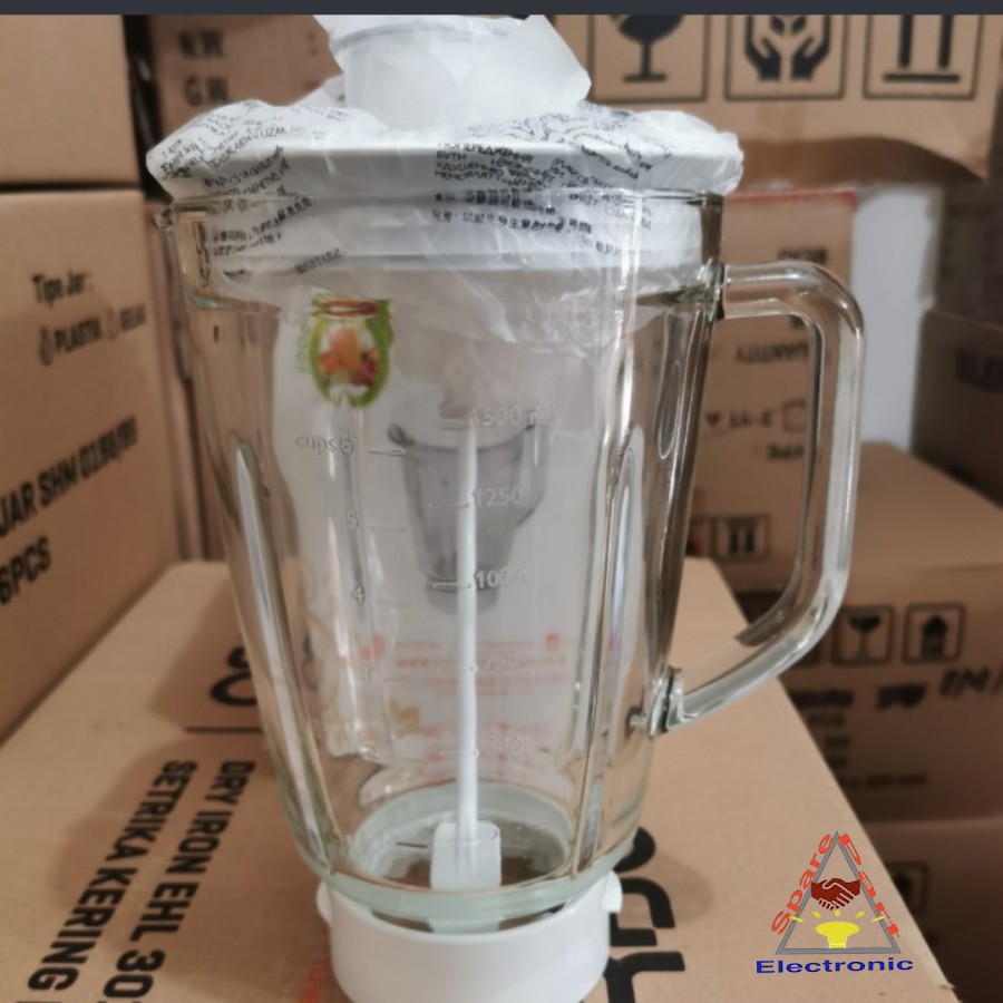 Jar / Gelas Kaca Blender Turbo SHM0198 Original Termurah Promo