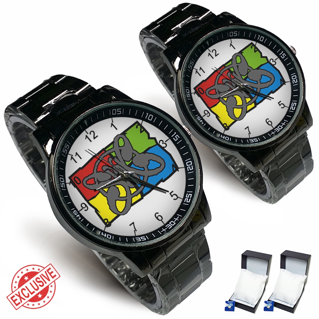 Jam Tangan Rantai Couple SLANK Motif 15