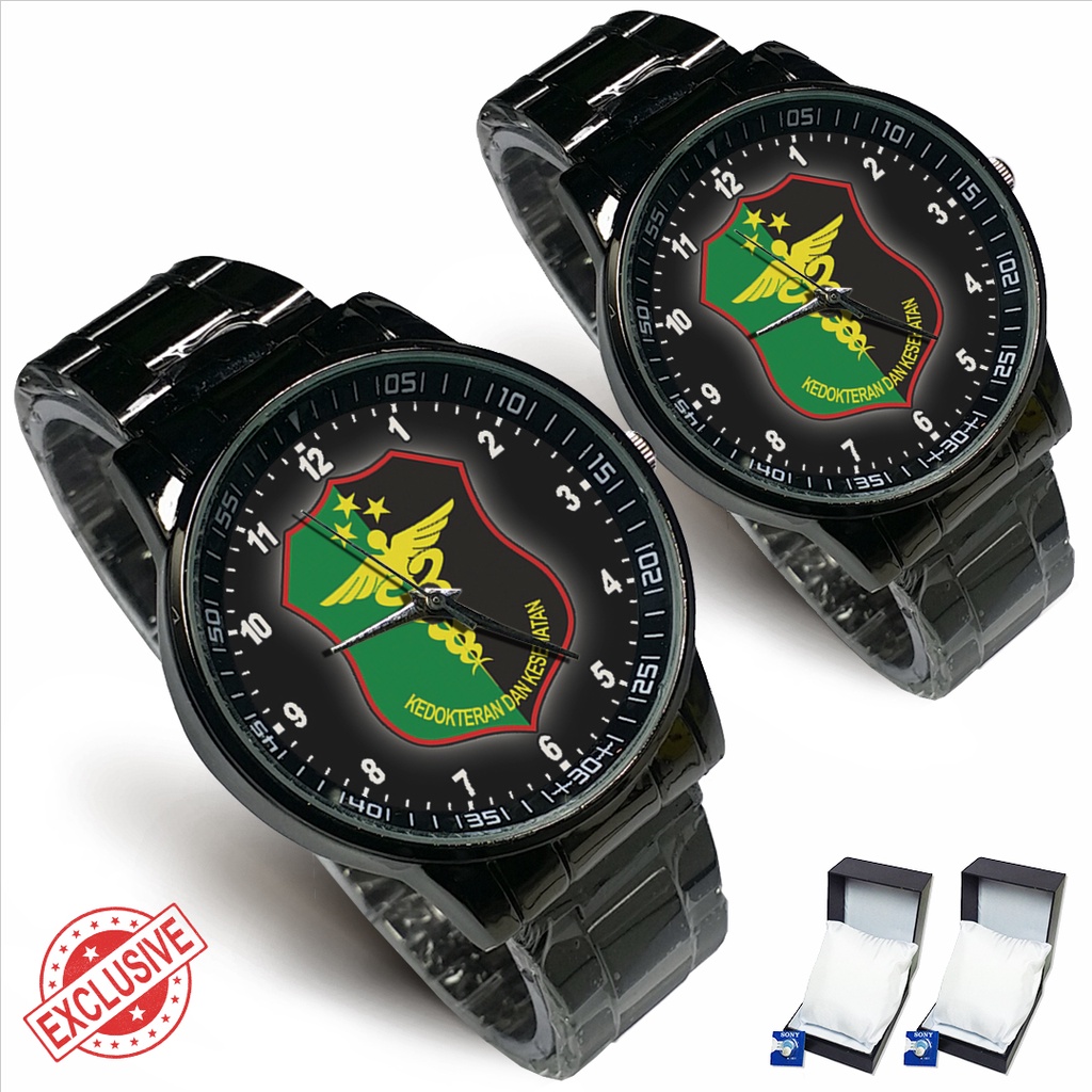 Jam Tangan Rantai Couple R.S BHAYANGKARA (Keren)