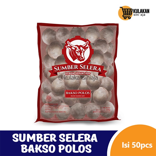 

Sumber Selera Bakso Polos isi 50 Pcs