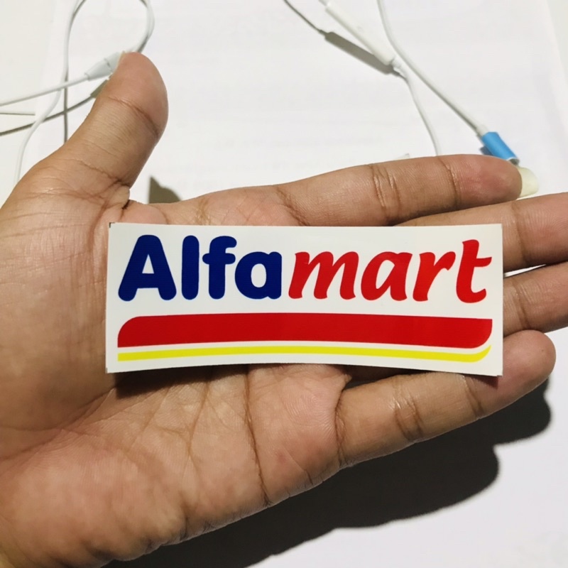 Sticker Indomaret Alfamart Bijian Anti Air