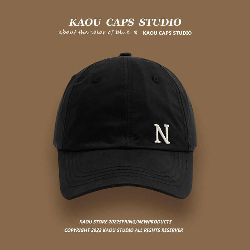 Topi baseball Motif Tulisan N Gaya Korea Untuk Pria Dan Wanita