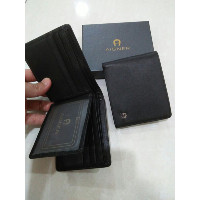 dompet lipat kulit asli res dalam