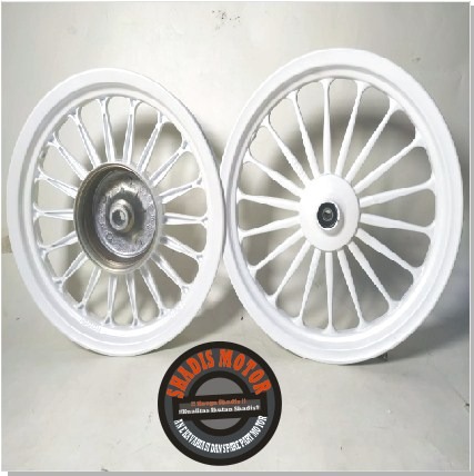 Velg Bintang Motor Merk Rossy Tipe V-Galaxy-2 Ukuran 185/215 Ring 14 Motor Vario Lama 110 Beat Lama 