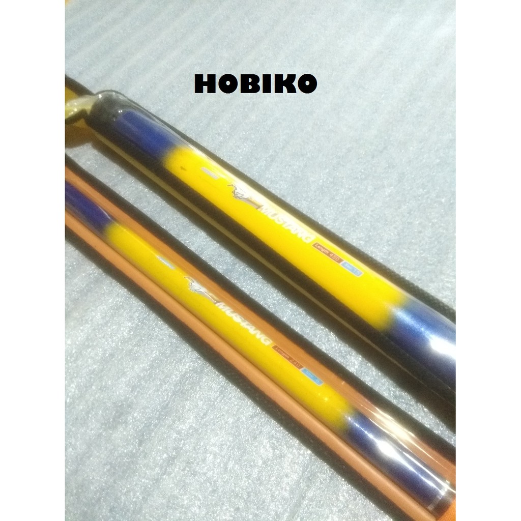 Joran Tegek Pancing Murah Mustang 240 450 Cm Ruas Pendek