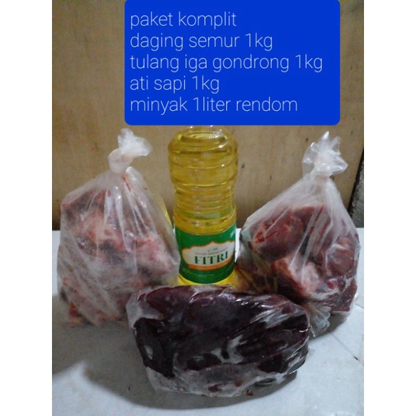 

paketan daging komplit
