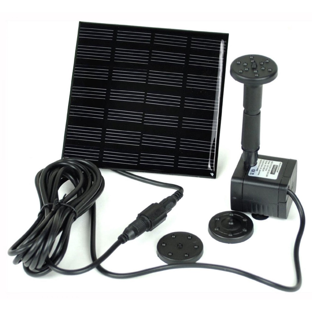 (BISA COD) RVOSTR Air Mancur Kolam Tenaga Solar Matahari 7V 1.12W 150L/h - GY-D-001