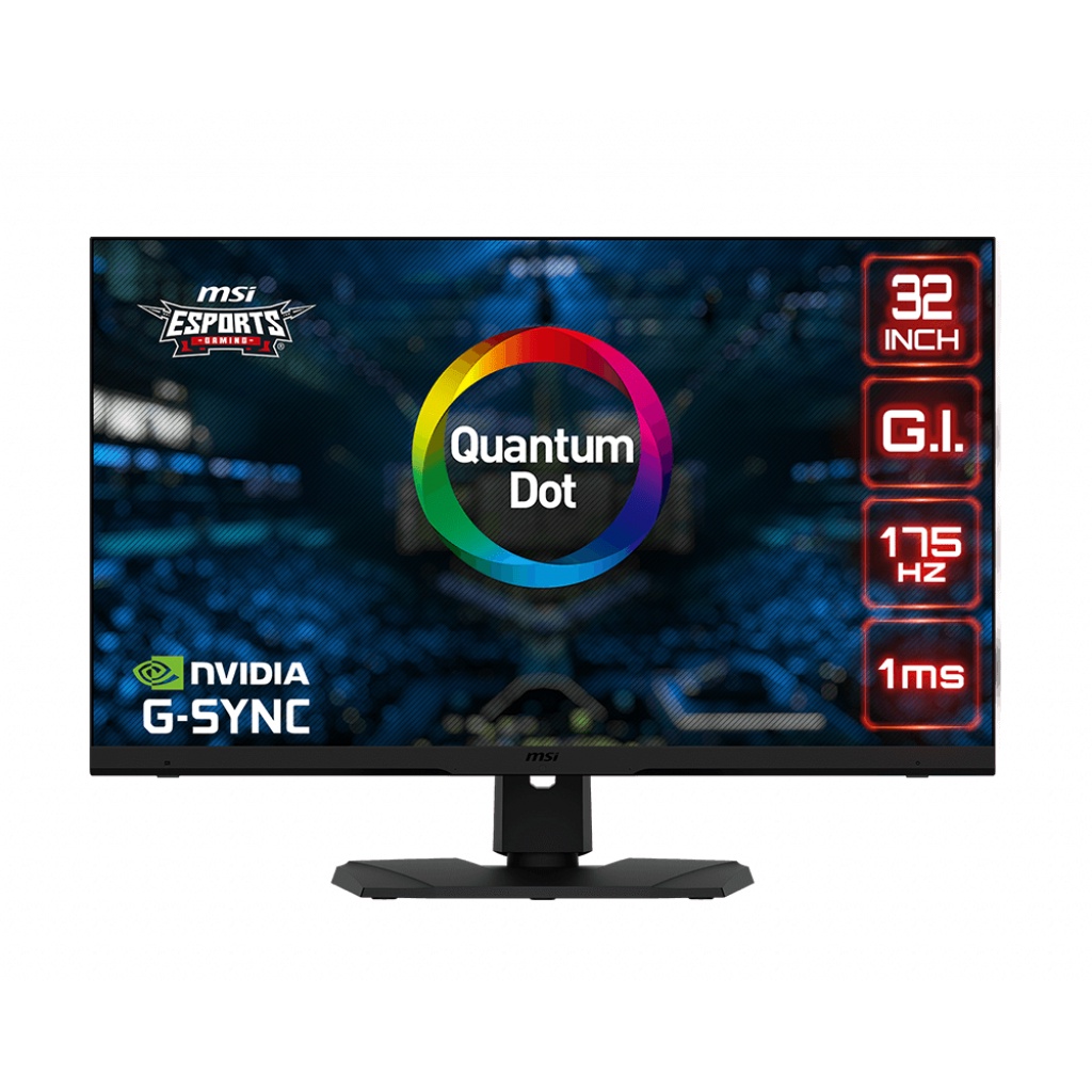 MSI Optix MPG321QRF QD Quantum Dot WQHD 32&quot; 175Hz  - Gaming Monitor