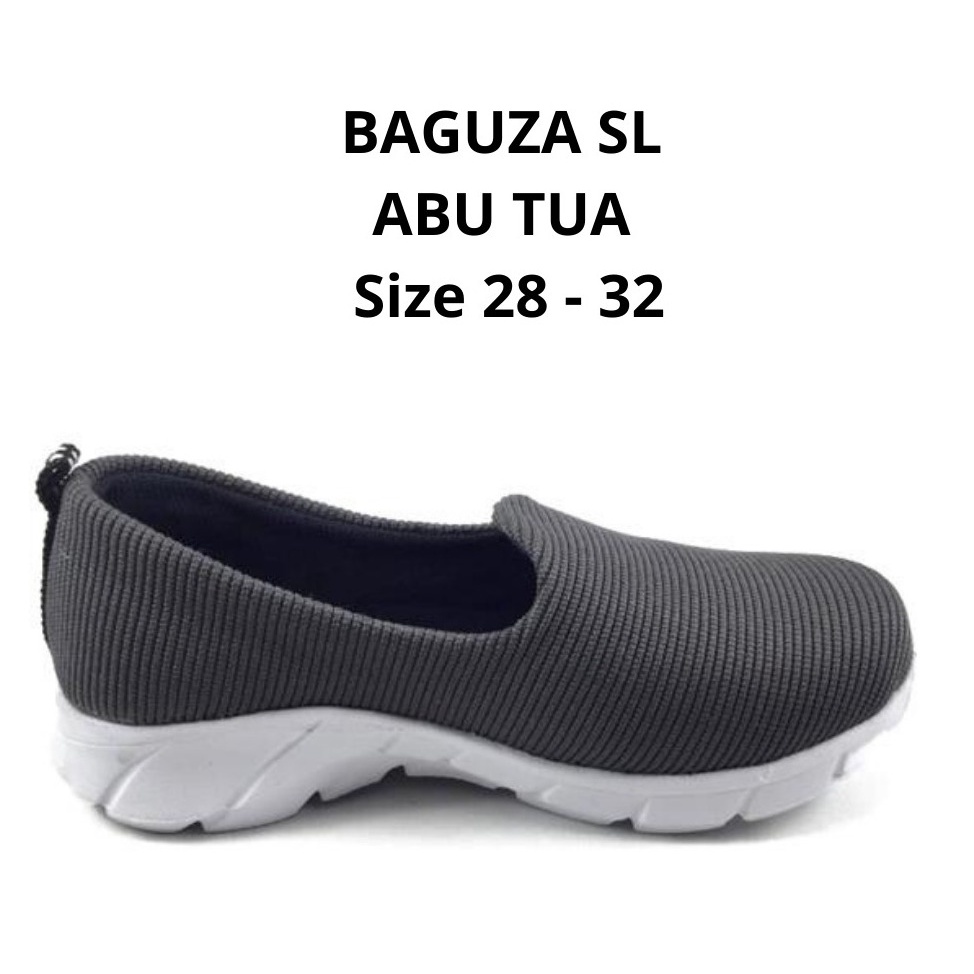 BISA COD - SEPATU SLIP ON PHYLON ANAK SIZE 28-32 ABU TUA - SEPATU SLOP RINGAN PEREMPUAN - SEPATU SLIP ON PEREMPUAN TERMURAH - SEPATU SNEAKERS PEREMPUAN TERBARU TERMURAH - FANZ STORE