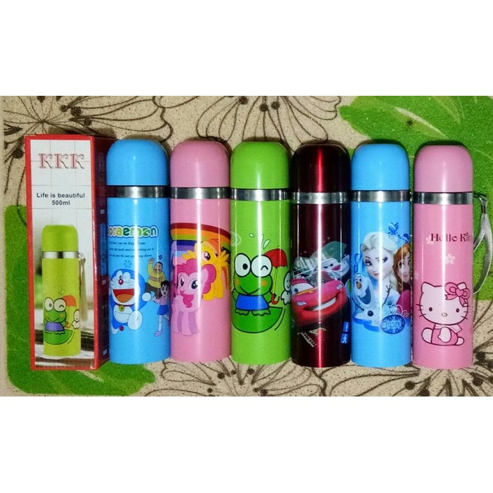 Termos Mickey karakter isi 500 ml Termos Anak Vacuum Flask