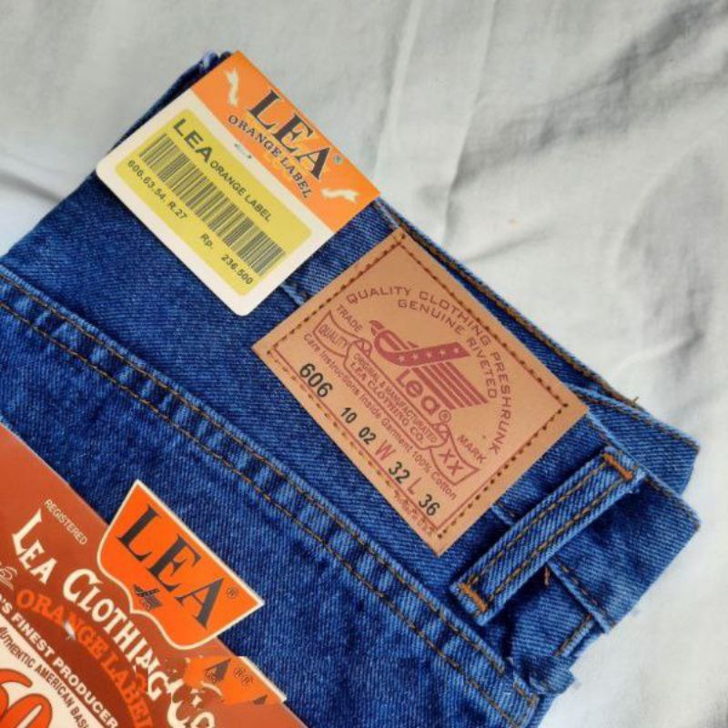Celana Jeans Panjang Lea 606 Pria Standar Reguler Terlaris