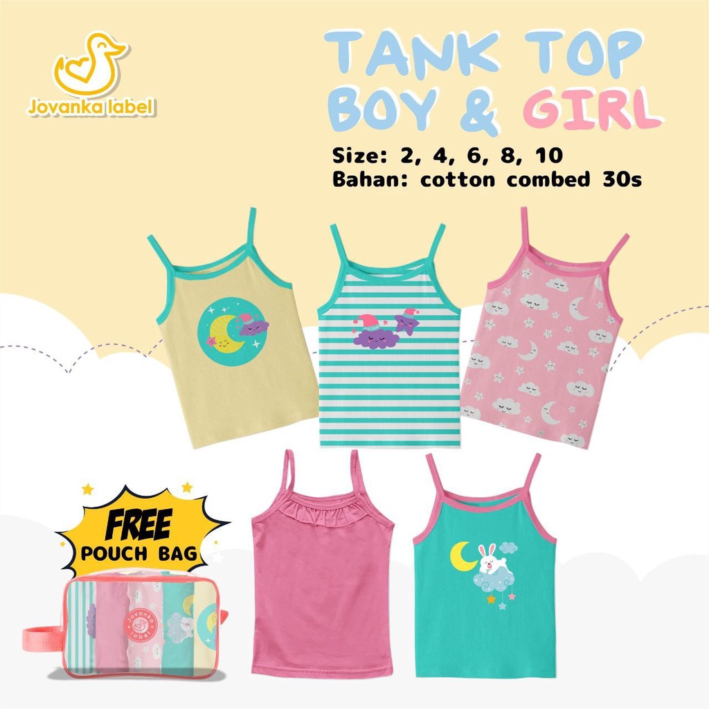 JOVANKA LABEL TANKTOP BOY&amp;GIRL