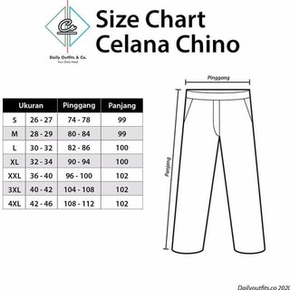 Sedang Diskon DailyOutfits Chino  Celana  Panjang Pria 