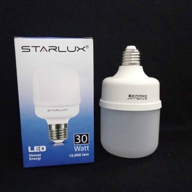 5 pcs Bohlam lampu led starlux 30 watt 30w hemat berkualitas paket 5 pcs Murah STARLUX star lux star