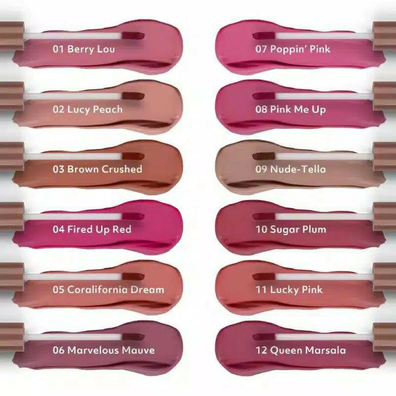 ☃Cutezz_Ching1☃Marina Glow ready Velvet Matte Lip Cream 5ml