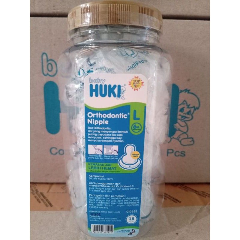 DOT HUKI GEPENG PERLENGKAPAN BAYI DOT JAR ORTHODONTIC DOT TOPLES DOT JAR GEPENG DOT BOTOL SUSU BAYI-1