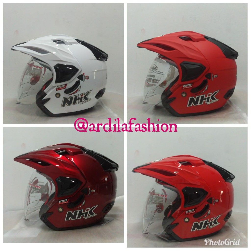 Helm Nhk Predator Crypton Solid All Varian Shopee Indonesia