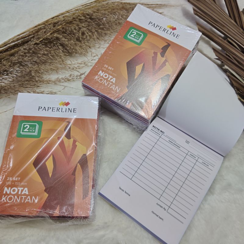 

NOTA PAPERLINE KONTAN 2 PLY NCR, NOTA KECIL