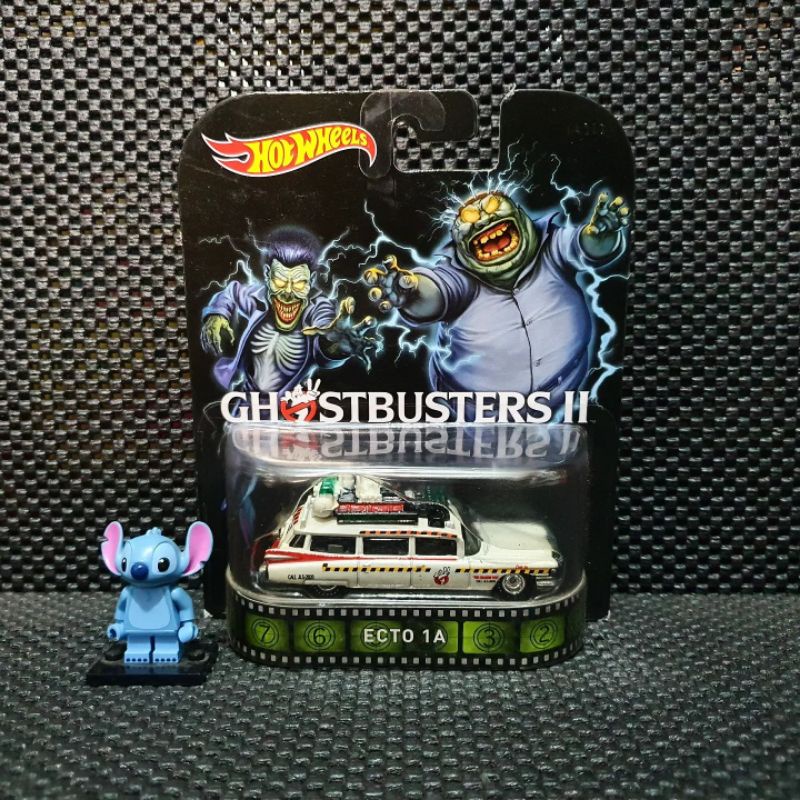 Hot Wheels Ghostbusters Ghostbuster II 2 Ecto 1a retro entertainment movie