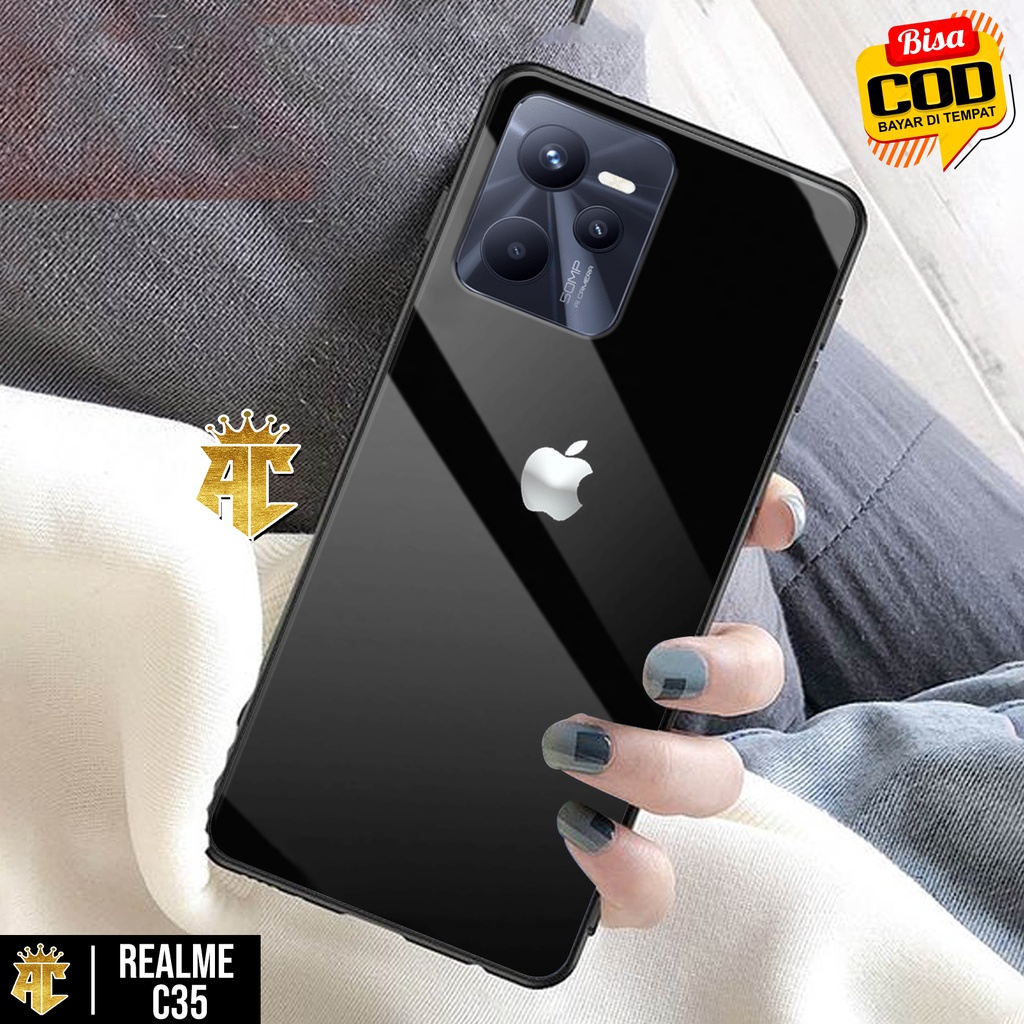 Case REALME C35 - Casing REALME C35 - Terbaru 2021 AERO CASE [ MOTIF MARBLE ] Silikon REALME C35  - 