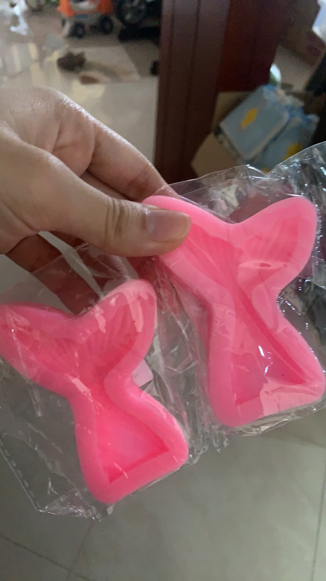 Diy Cetakan Dengan Bahan Silikon Dan Bentuk Ekor Mermaid Untuk Hiasan Kue / Fondant