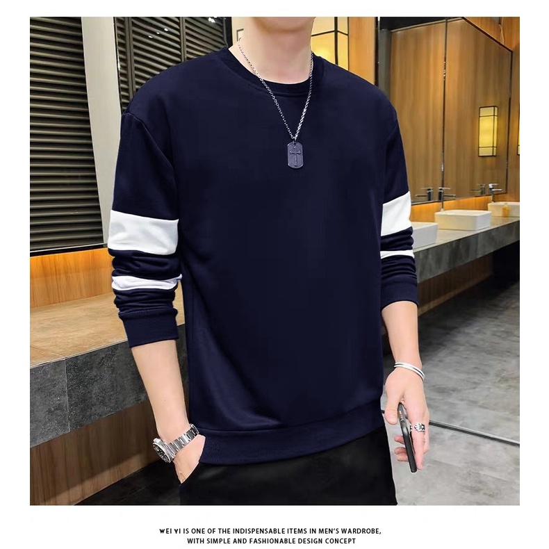 KIYOWO-BAJU SWEATER KAOS DISTRO PREMIUM ROBE LENGAN PANJANG PRIA CASUAL