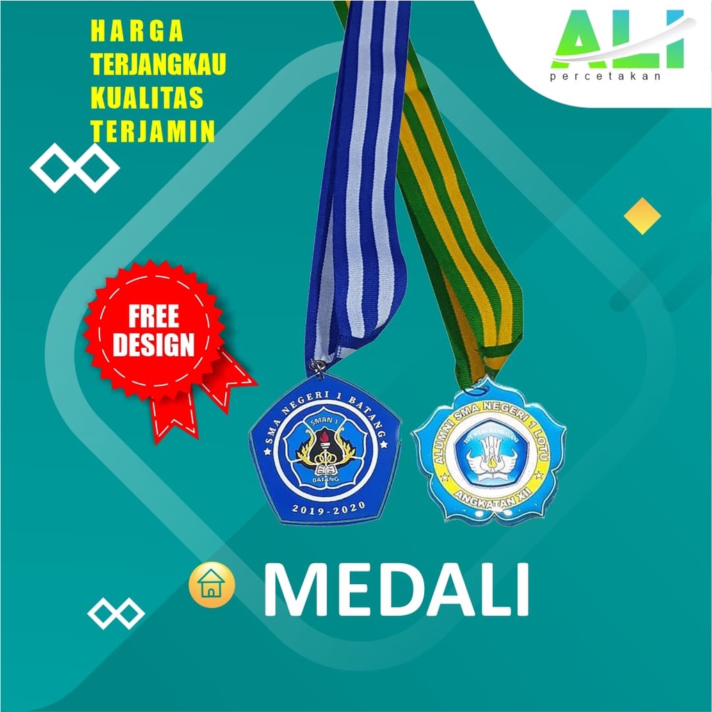 Mendali Custom Medali UNTUK WISUDA PERPISAHAN SEKOLAH KELULUSAN
