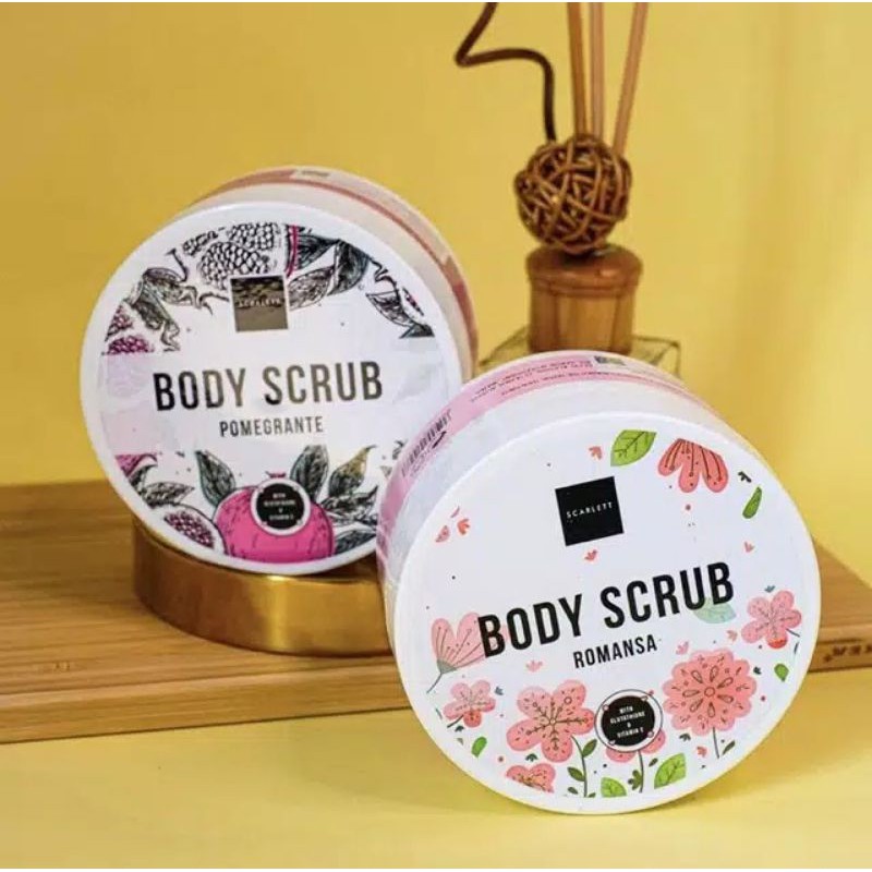 BODY SCRUB SCARLETT 100% ORIGINAL BPOM