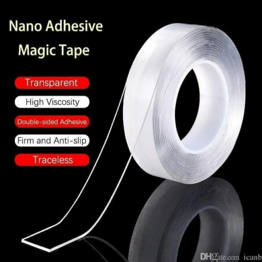 JC nano double tape bening tahan air tape