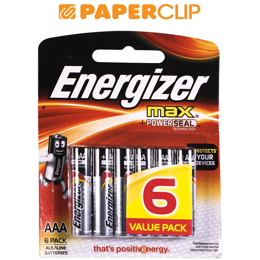 BATTERY ENERGIZER E92-BP6 AAA