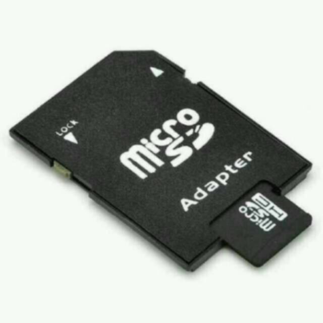 Adapter Micro SD Card Tempat Adaptor Connector Konektor To Memory Reader Kamera Camera Hp Handphone