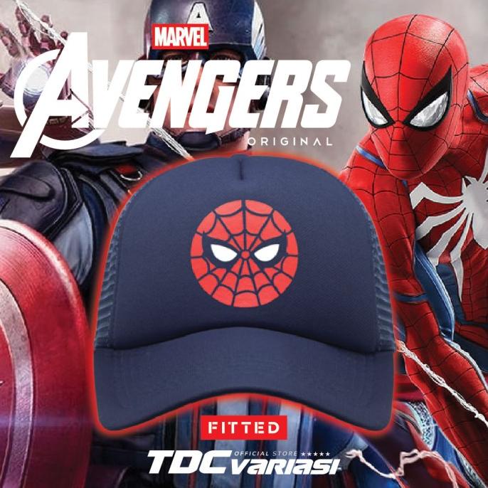 Snapback Original Topi Trucker Dewasa Spiderman