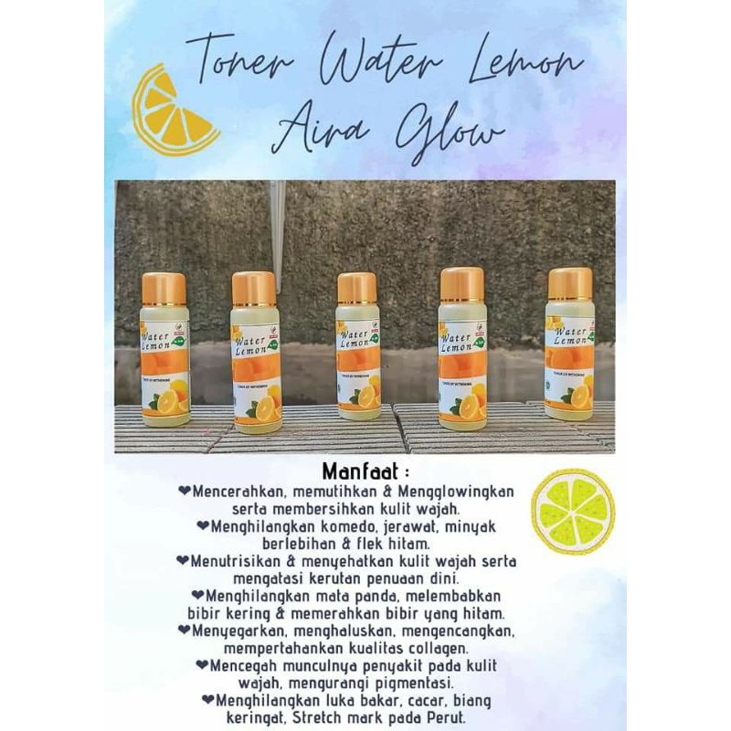 Toner Water Lemon