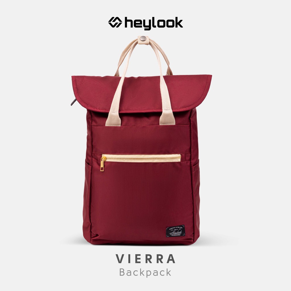 HEYLOOK Project - (Free Raincover) Ransel Wanita Backpack VIERRA Tas Ransel Laptop Cewek Tas Leptop Tas Sekolah Tas Kuliah Tas Punggung Perempuan Terbaru