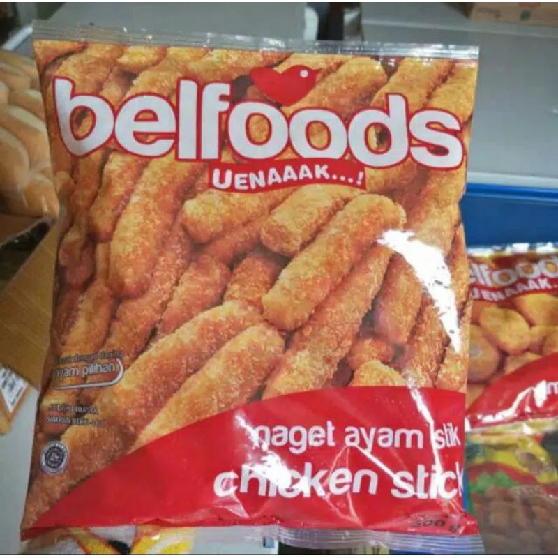 

Belfoods Uenaaak Stik 500gr (naget ayam bentuk stik)