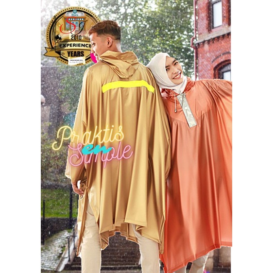 Jas hujan Ibex Poncho Lengan