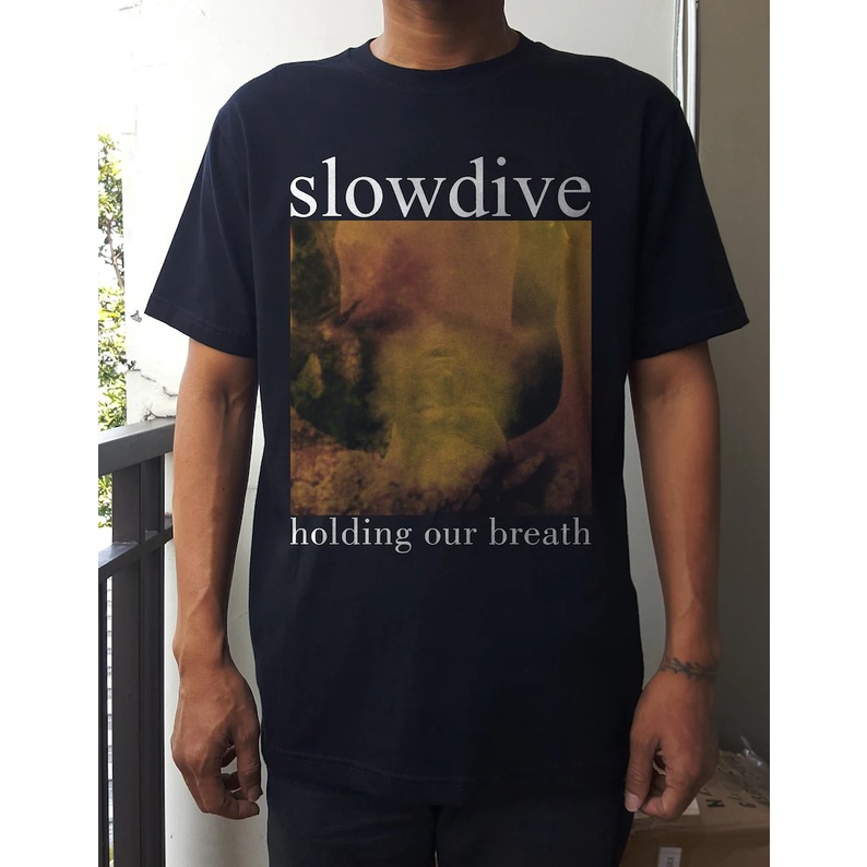 Kaos Premium Slowdive tshirt holding our breath dreampop shoegaze creation records