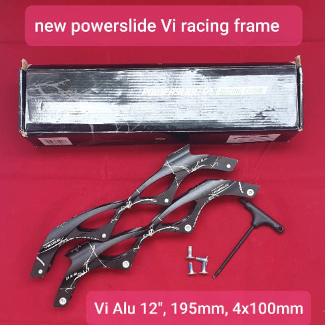 Frame sepatu roda powerslide Vi racing. Vi Alu 12", 195m, 4x100. Full set