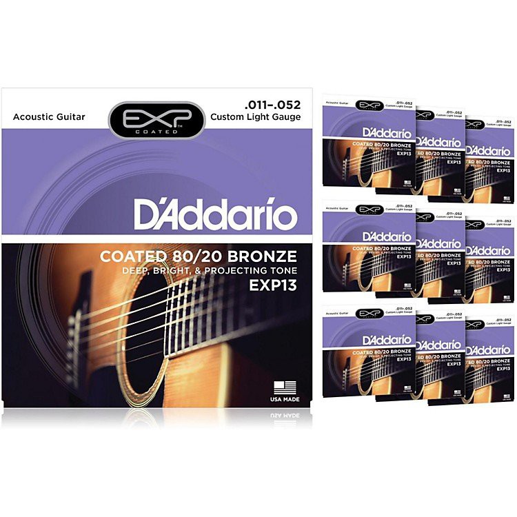 Senar Gitar Akustik String Daddario EXP Coated Phosphor Bronze EXP16 EXP26 EXP15