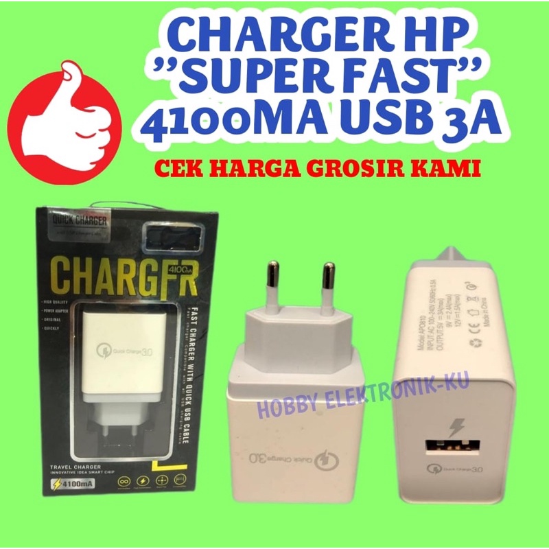 CHARGER HP SUPER FAST 4100MA USB 3A