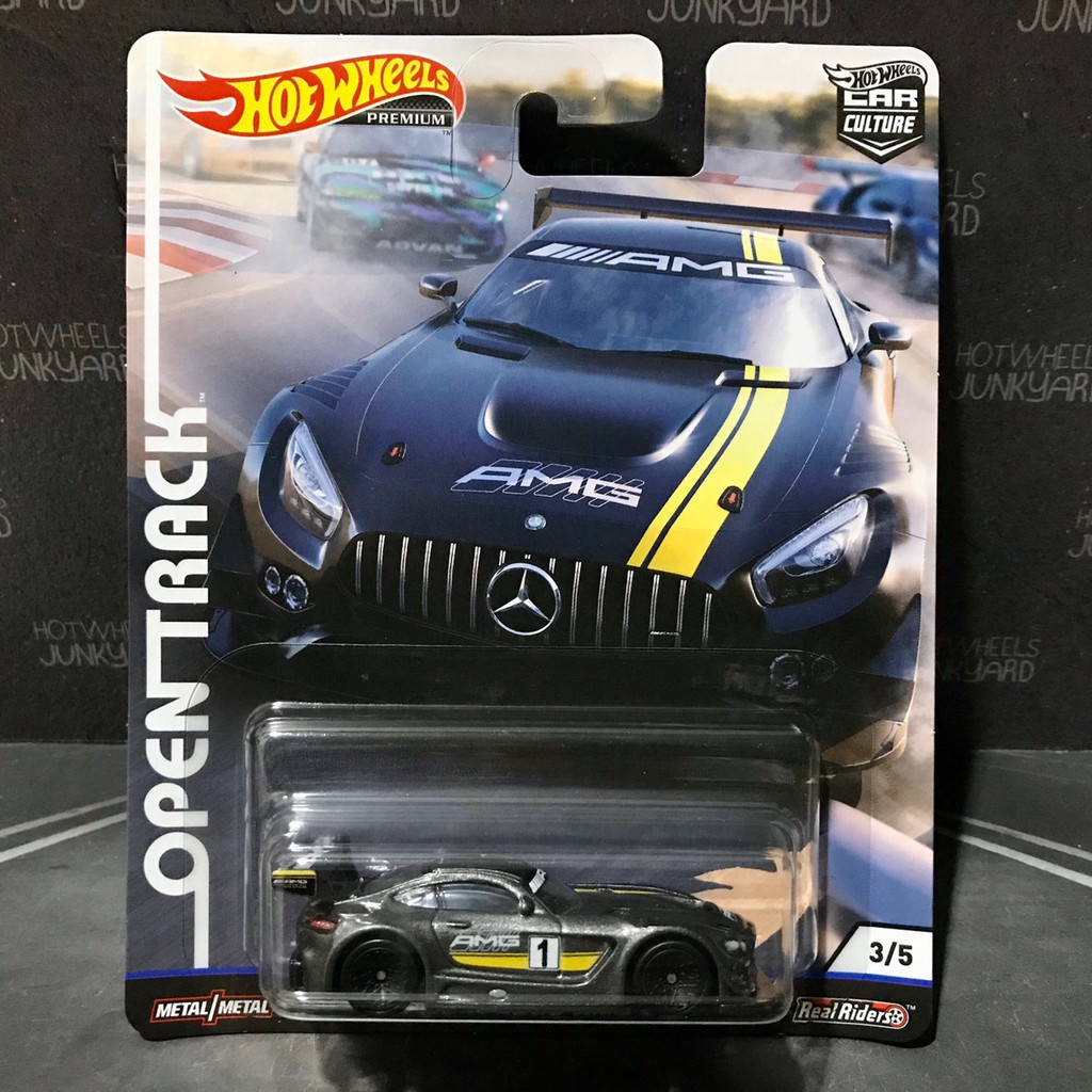 Hot Wheels Mercedes-AMG GT3 Open Track Series Car Culture Ban Karet