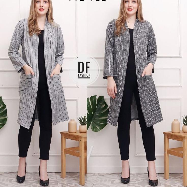 Recomended LONG CARDIGAN KOTAK, CARDIGAN WANITA /TUNIK CARDIGAN