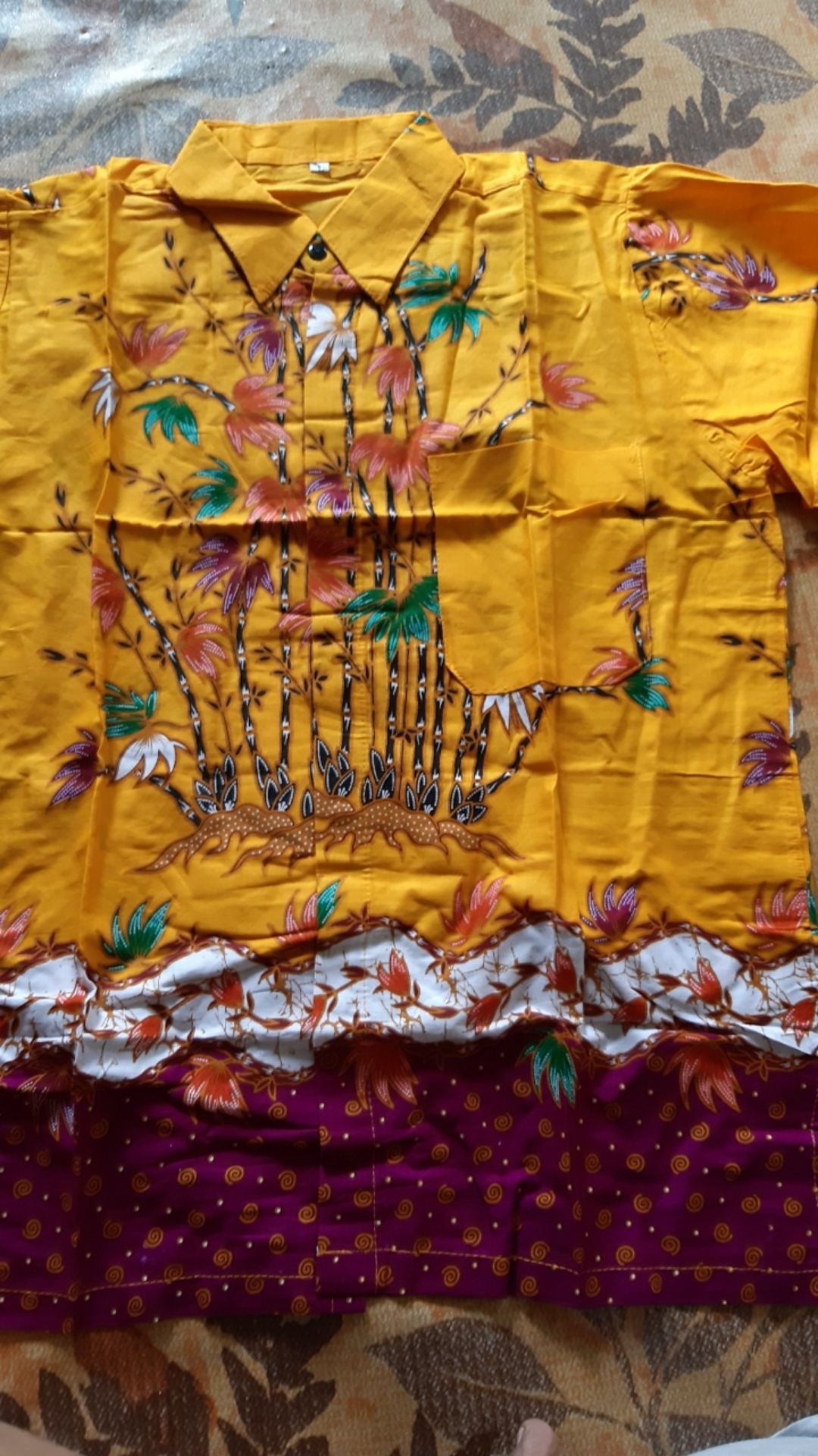 Batik Couple Atasan Blouse Kantor M L Xl Xxl