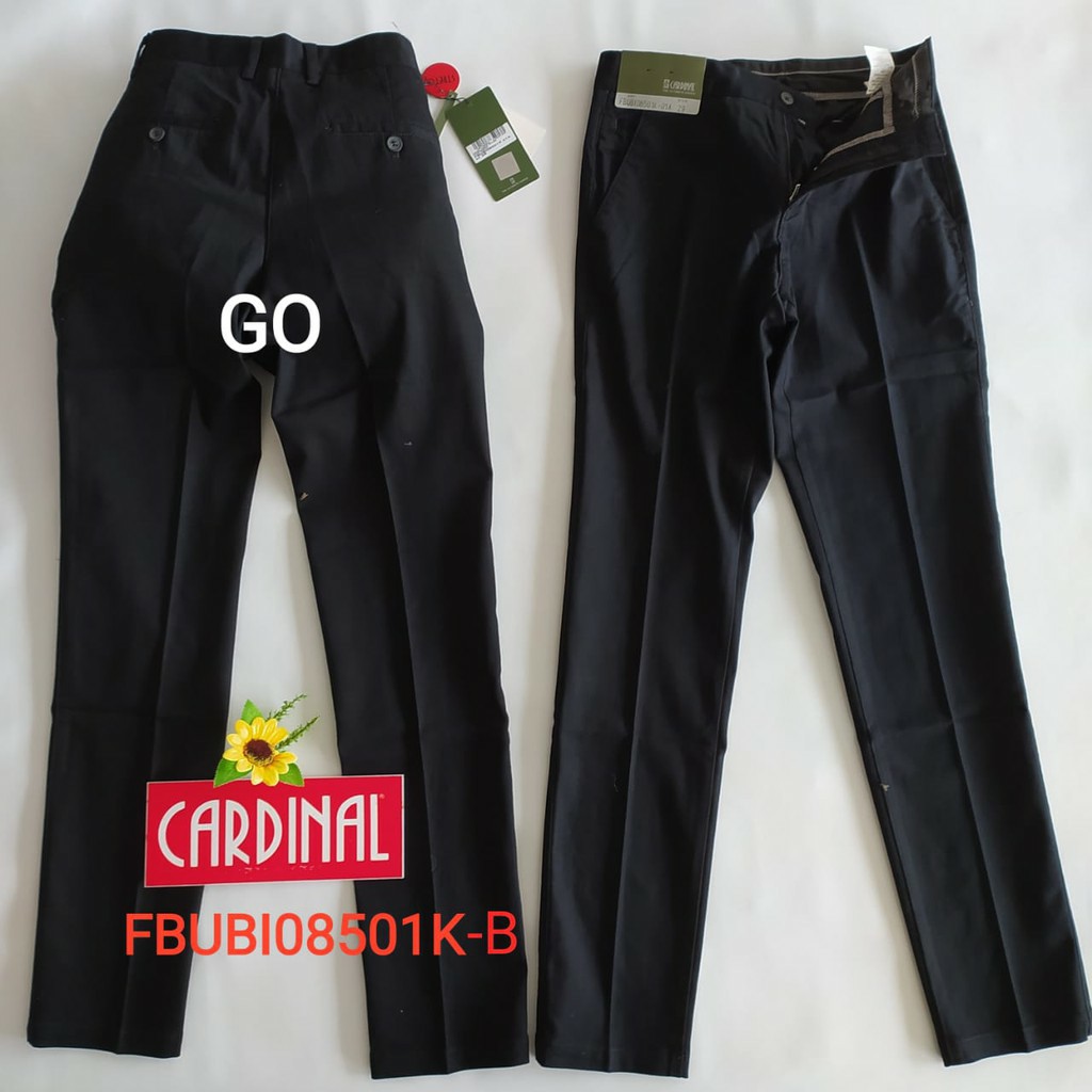 gos CARDINAL FBUBI Pakaian Pria Celana Panjang Katun Chinos Stretch Slimfit Polos Original Cardinal