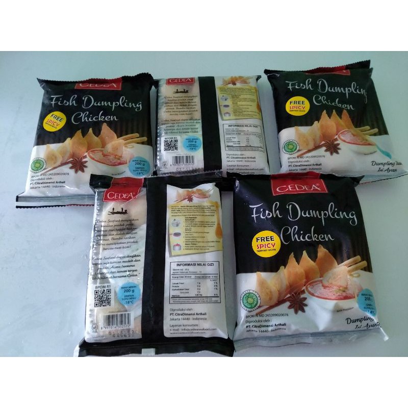 

fish dumpling chicken cedea